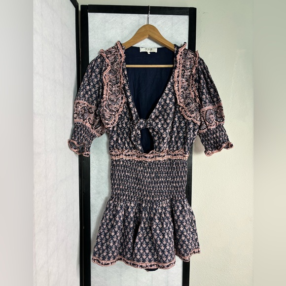 Sea New York Jasper Printed Cotton Romper - Picture 5 of 7